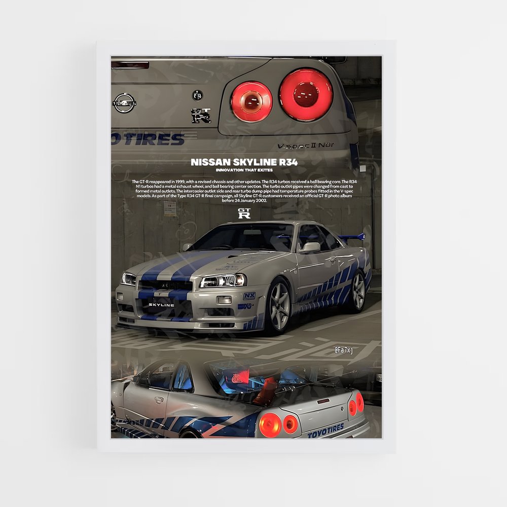 Poster Skyline Legend – affiche Mclaren (vue 3)